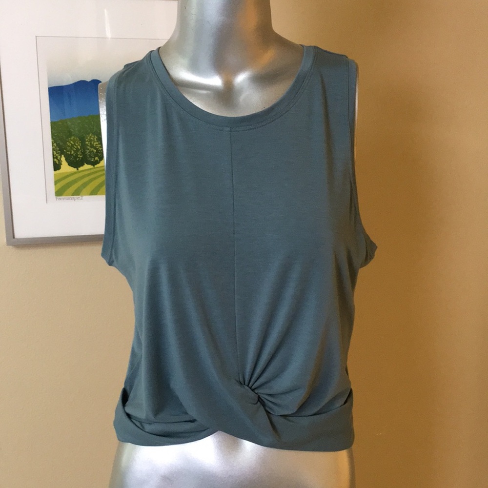 Athleta Cropped Twist Tank Top